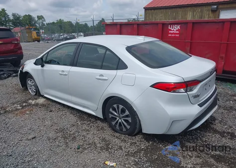 2022 Toyota Corolla Hybrid Le z USA, uszkodzony, nr VIN JTDEAMDE6N3013812